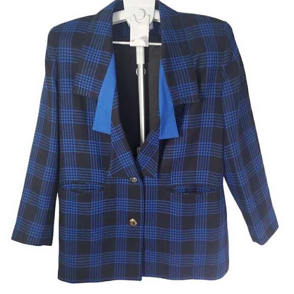 women's Simon Chang 2 Piece Outfit Blazer & Skirt - Picture 2 of 8